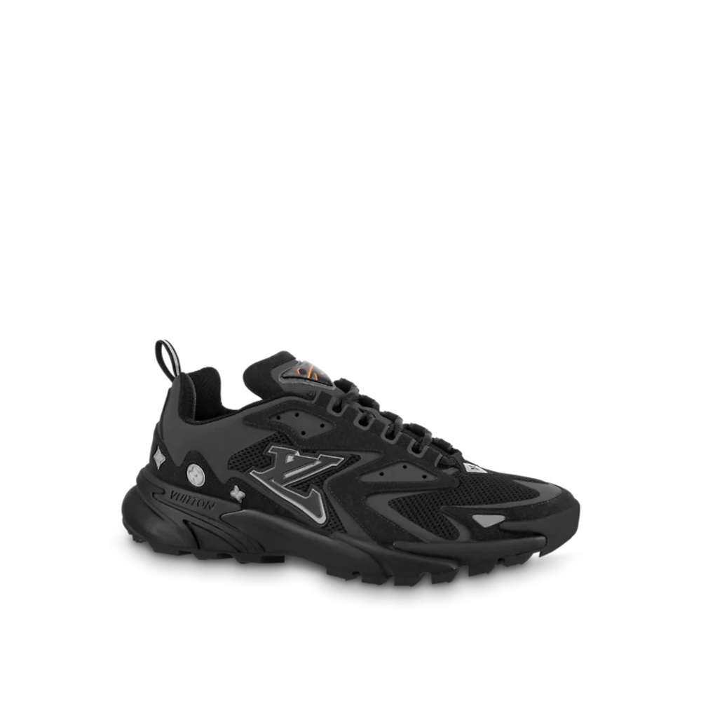 LV RUNNER TATIC SNEAKER size (12) black worn once